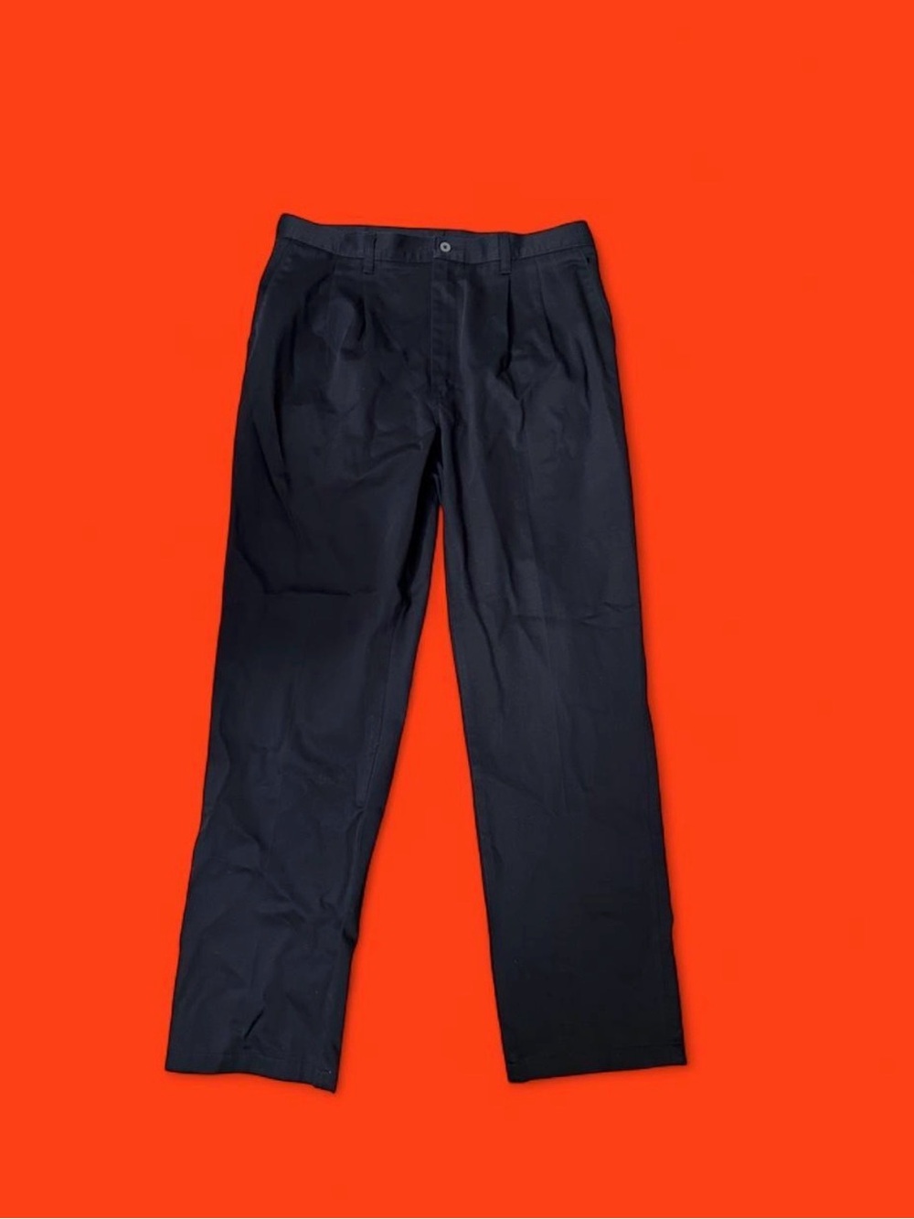 Vintage Wrangler Riata Black Pleated Trousers 36 x 34
